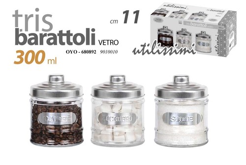 Tris barattoli - tris, pz