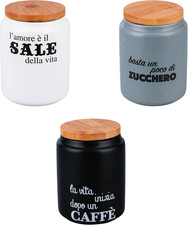 Set 3 Barattoli Sale, Zucchero