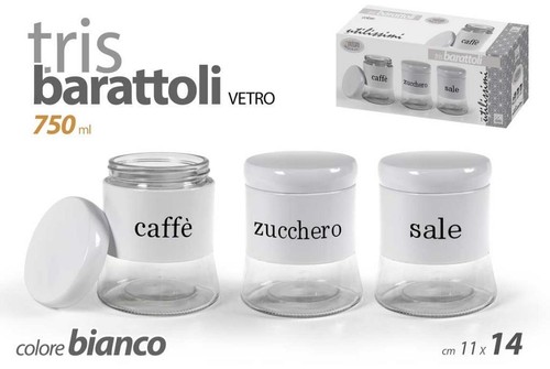 Set barattoli cucina - set, 3
