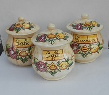 Tris barattoli sale zucchero