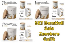 SET 3 Barattoli Sale Zucchero