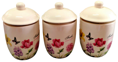 Set barattoli ceramica - set, in