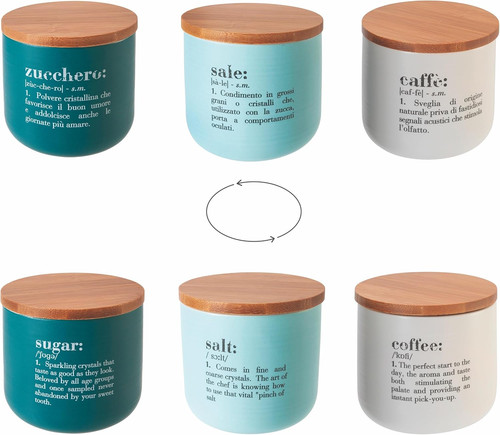 Set barattoli sale zucchero - set,