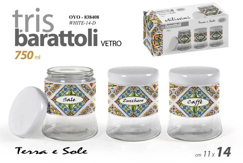 Set barattoli sale zucchero - barattoli,