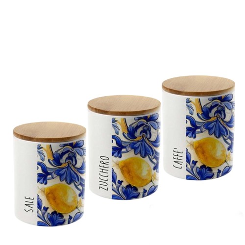 Set barattoli ceramica - 3,