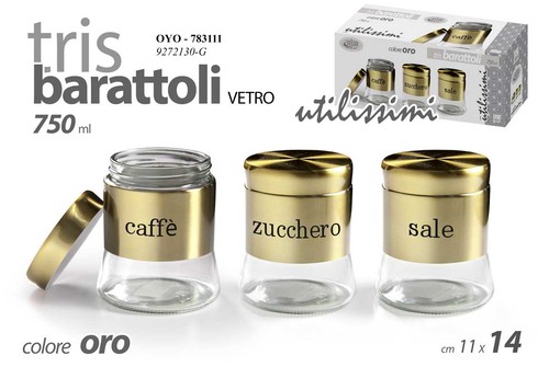 Set barattoli cucina sale