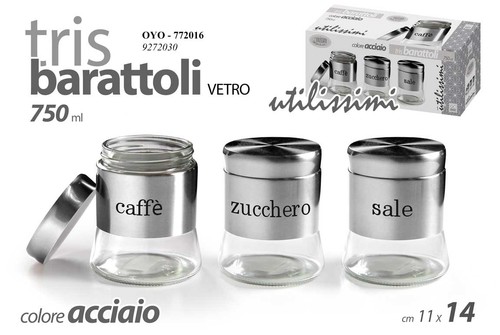 Set barattoli cucina sale