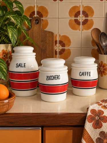 Set barattoli ceramica sale - set, 3