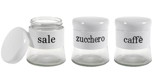 Set barattoli sale zucchero - barattoli,