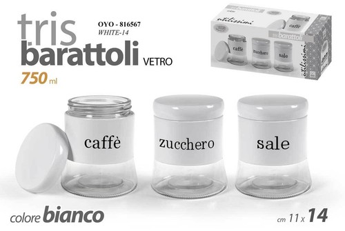 Set barattoli sale zucchero - barattoli,